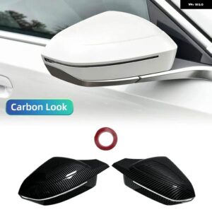 BMW サイド ウイング バック ミラー カバー キャップ 7 I7 I5 5シリーズ G60 G61 G68 G70 G90 2023-2024 M3 カーボン/ブラックタイプ - Carbon Look