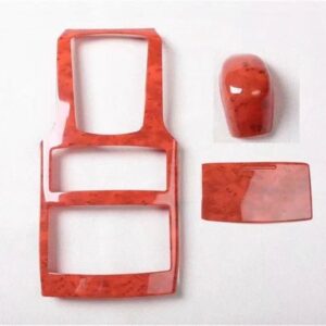 スバル アウトバック 2010 2012 2013 2014 カーアクセサリー ギア シフト パネル 装飾 カバー トリム スタイリング ABS - orange