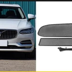 ボルボ XC60 S90 XC90 V90 カーアクセサリーフロント グリル インサートネット防虫 防塵 ゴミ防止インナーカバー ステンレス メッシュ - 2016-20 S90