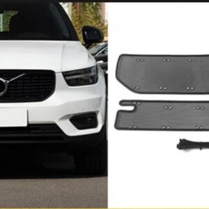 ボルボ XC60 S90 XC90 V90 カーアクセサリーフロント グリル インサートネット防虫 防塵 ゴミ防止インナーカバー ステンレス メッシュ - 2020 XC40