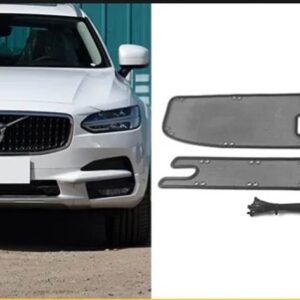 ボルボ XC60 S90 XC90 V90 カーアクセサリーフロント グリル インサートネット防虫 防塵 ゴミ防止インナーカバー ステンレス メッシュ - 2017 V90