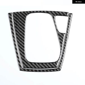 BMW Z4 E89 2009-2015 カーボン ギア シフト パネル 装飾 カバー 車内 装飾 RETRO ACCESSORIES ステッカー - Black RHD