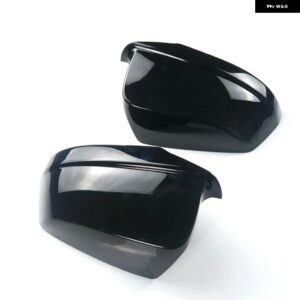 BMW 2個 ドアサイド ミラー カバー 51167216369 51167216370 F10 2011-2013 5シリーズ オートアクセサリー - Bright Black