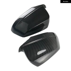 BMW 2個 ドアサイド ミラー カバー 51167216369 51167216370 F10 2011-2013 5シリーズ オートアクセサリー - Carbon Pattern