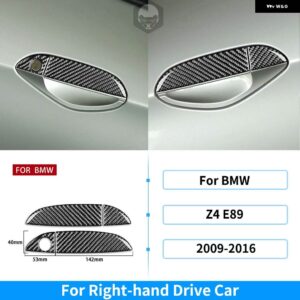 BMW カーボン ステッカー Z4 E89 2009-16 ドア外側プルハンドル カバー トリム - RHD