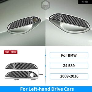 BMW カーボン ステッカー Z4 E89 2009-16 ドア外側プルハンドル カバー トリム - LHD