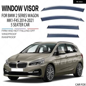 BMW 2 ワゴン F45 F46 ウィンドウバイザー カーアクセサリー プラスチック 外装 バイザー ベント シェード ウィンドウサンレインガード ディフレクター - 5-seat MK1-F45
