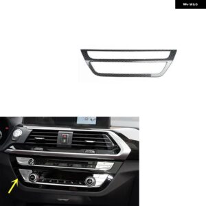 BMW X3 G01 2018-23 プラスチック カーボン スタイル 装飾 アクセサリー車内ドア トリム ステッカー - 18-21 Center console