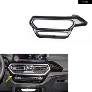 BMW X3 G01 2018-23 プラスチック カーボン スタイル 装飾 アクセサリー車内ドア トリム ステッカー - 22-23 Center console
