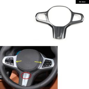 BMW X3 G01 2018-23 プラスチック カーボン スタイル 装飾 アクセサリー車内ドア トリム ステッカー - TypeA Steering wheel