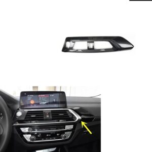 BMW X3 G01 2018-23 プラスチック カーボン スタイル 装飾 アクセサリー車内ドア トリム ステッカー - 18-21 Mid air vent