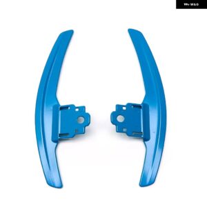 BMW M3 M4 M5 X1 X2 X3 X4 X5 X6 F48 F39 F02 F25 F26 F15 F16 I01 I12 ステアリングホイール パドル シフター エクステンション交換 合金 - Blue