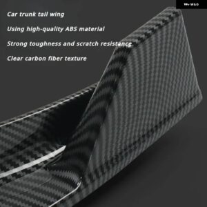 BMW 3シリーズ G20 2019-24 テール翼 トランク リッド スポイラー リップ 延長 キット スタイリング アクセサリー - Carbon Pattern