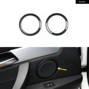 BMW Z4 E89 2009 10 11 12 13 14 15 右ハンドル プラスチック カーボン スタイル 装飾 アクセサリー インテリア ギア ステッカー - Horn ring