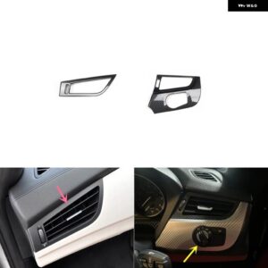 BMW Z4 E89 2009 10 11 12 13 14 15 右ハンドル プラスチック カーボン スタイル 装飾 アクセサリー インテリア ギア ステッカー - Side air vent