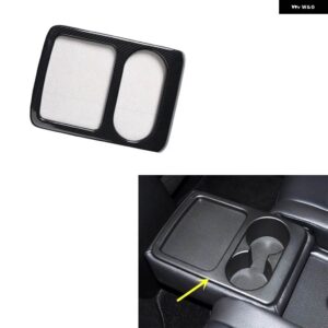 スバル フォレスター 39783 右ハンドル プラスチック カーボン 装飾 アクセサリー インテリア ステッカー - back　cup　holder