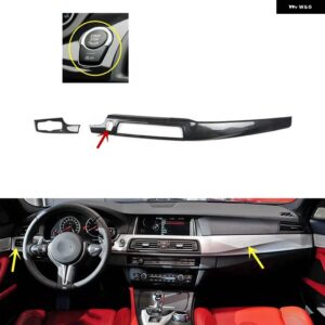 BMW M5 2012 2013 2014 プラスチック カーボン スタイル 装飾 アクセサリー インテリア センター コンソール ギアドア トリム ステッカー - Car front