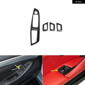 BMW M5 2012 2013 2014 プラスチック カーボン スタイル 装飾 アクセサリー インテリア センター コンソール ギアドア トリム ステッカー - Power window