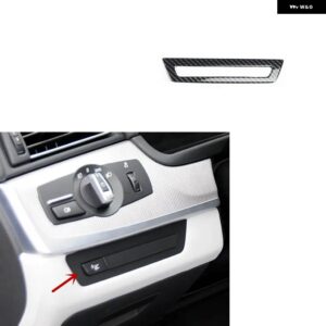 BMW M5 2012 2013 2014 プラスチック カーボン スタイル 装飾 アクセサリー インテリア センター コンソール ギアドア トリム ステッカー - Small strip