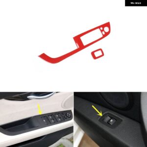 BMW Z4 E89 2009-15 プラスチック レッドカーボン スタイル 装飾 アクセサリー インテリア トリム ステッカー - Windows control pane