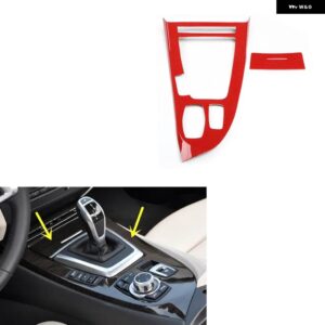 BMW Z4 E89 2009-15 プラスチック レッドカーボン スタイル 装飾 アクセサリー インテリア トリム ステッカー - Color Name