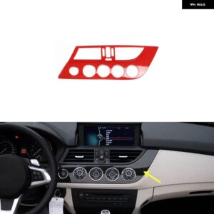 BMW Z4 E89 2009-15 プラスチック レッドカーボン スタイル 装飾 アクセサリー インテリア トリム ステッカー - Middle air vent