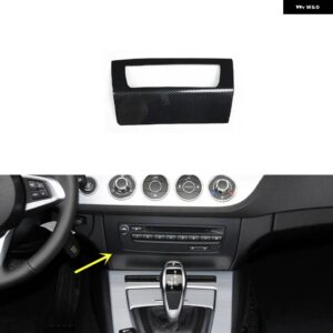 BMW Z4 E89 2009-15 プラスチック カーボン スタイル 装飾 アクセサリー インテリア ギアドア ステッカー - A Center console