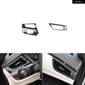 BMW Z4 E89 2009-15 プラスチック カーボン スタイル 装飾 アクセサリー インテリア ギアドア ステッカー - Side air vent