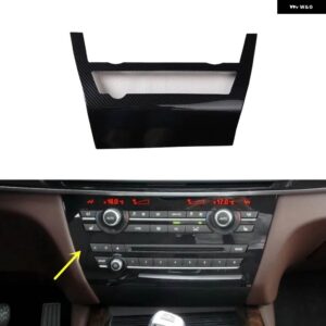 BMW X6 F16 2015-19 プラスチック カーボン スタイル 装飾 アクセサリーペースター インテリア ギアドア トリム ステッカー - Center console