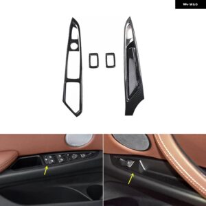 BMW X6 F16 2015-19 プラスチック カーボン スタイル 装飾 アクセサリーペースター インテリア ギアドア トリム ステッカー - Windows control pane