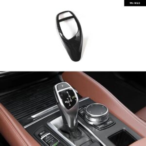 BMW X6 F16 2015-19 プラスチック カーボン スタイル 装飾 アクセサリーペースター インテリア ギアドア トリム ステッカー - Type B Gear knob