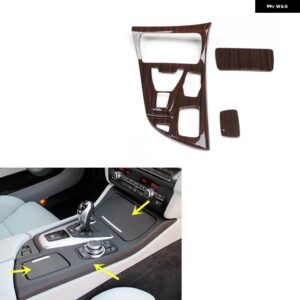 BMW M5 2012 13 14 15 16 プラスチック 木目調 装飾 アクセサリー インテリア センター コンソール ギアドア トリム ステッカー - Gear