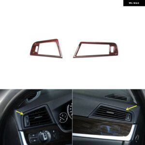 BMW M5 2012 13 14 15 16 プラスチック 木目調 装飾 アクセサリー インテリア センター コンソール ギアドア トリム ステッカー - Side air vents