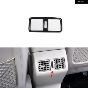 スバル レガシー 2010-14 プラスチック カーボン スタイル 装飾 アクセサリー インテリア ギアドア トリム ステッカー - back　air　vent