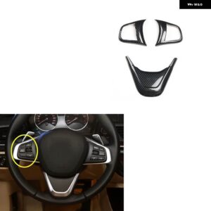 BMW 1シリーズ F52 2017-23 ABS カーボン スタイル 装飾 アクセサリー インテリア ギア ステッカー - TypeA Steering wheel