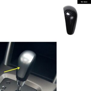 スバル フォレスター 39783 プラスチック カーボン スタイル 装飾 アクセサリー インテリア ギアドア トリム ステッカー - at　gear　knob