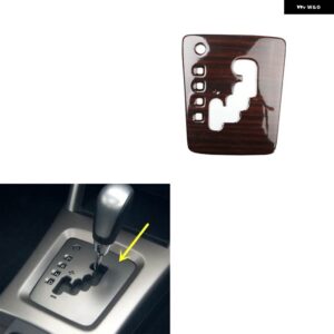 スバル フォレスター 39783 プラスチック 木目調 装飾 アクセサリー インテリア センター コンソール ステッカー - at　gear　panel
