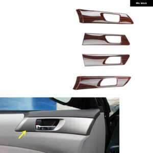 スバル フォレスター 39783 プラスチック 木目調 装飾 アクセサリー インテリア センター コンソール ステッカー - door　handle