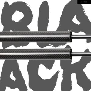 スバル インプレッサ GD セダン 2000-2007 サーブ 9-2X セダンフロントフード ボンネット ストラット スプリング ダンパー リ - Black　Carbon　Fiber