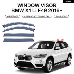 BMW ウィンドウバイザー X1 E84 F48 F49 U11 U12 アクセサリー ウェザーシールド ウィンドレインガード レインアイブロウバイザー ベント シェード 日よけ - F49