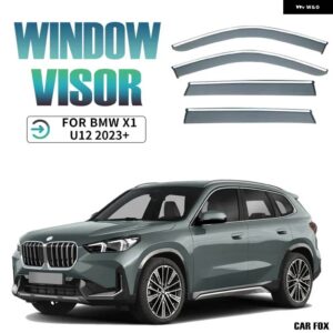 BMW ウィンドウバイザー X1 E84 F48 F49 U11 U12 アクセサリー ウェザーシールド ウィンドレインガード レインアイブロウバイザー ベント シェード 日よけ - U12