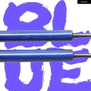 スバル テールゲートリフト サンバー KV3 KV4 ハイルーフバン 749MM 1990-1998 トランク ブーツ ガスストラット スプリン - Blue　Carbon　Fiber