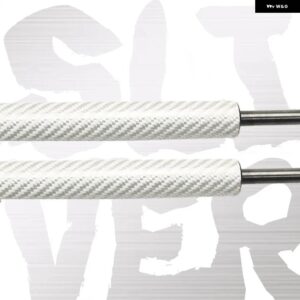 スバル テールゲートリフト R1 R1E 3 ドア ハッチバック 2005-2010 トランク ブーツ ガスストラット スプリング ダンパー - Silver　Carbon　Fiber