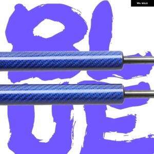 スバル テールゲートリフト R1 R1E 3 ドア ハッチバック 2005-2010 トランク ブーツ ガスストラット スプリング ダンパー - Blue　Carbon　Fiber