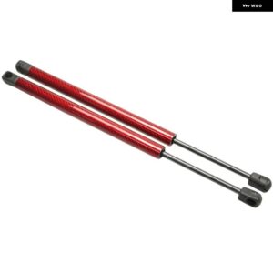 スバル カーボン レヴォーグ 2014-2019 2個 フロントフード ボンネット 自動ガス スプリング ストラットプロペラリフト サポート - Red　Carbon　Fiber