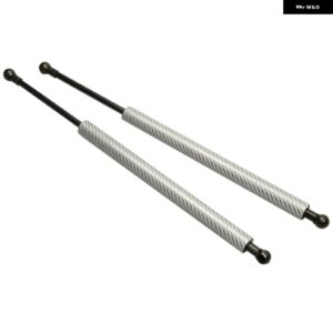 スバル 1993-1998 レガシィ BD/BG5 フロントフード ボンネット ガスストラットカーボン スプリング ダンパー リフト サポート - Silver　Carbon　Fiber