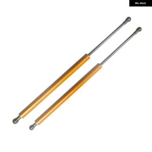 スバル 1993-1998 レガシィ BD/BG5 フロントフード ボンネット ガスストラットカーボン スプリング ダンパー リフト サポート - GOLD　CARBON　FIBER