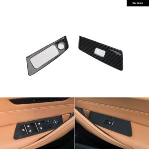 BMW 5シリーズ G30 G31 2018-23 プラスチック カーボン スタイル 装飾 アクセサリー インテリア トリム ステッカー - Windows control pane