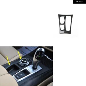 BMW X5 E70 2008-13 右ハンドル プラスチック カーボン スタイル 装飾 アクセサリー インテリア ステッカー - Type B Gear