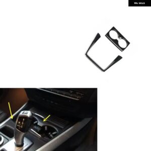 BMW X5 E70 2008-13 右ハンドル プラスチック カーボン スタイル 装飾 アクセサリー インテリア ステッカー - Cup frame